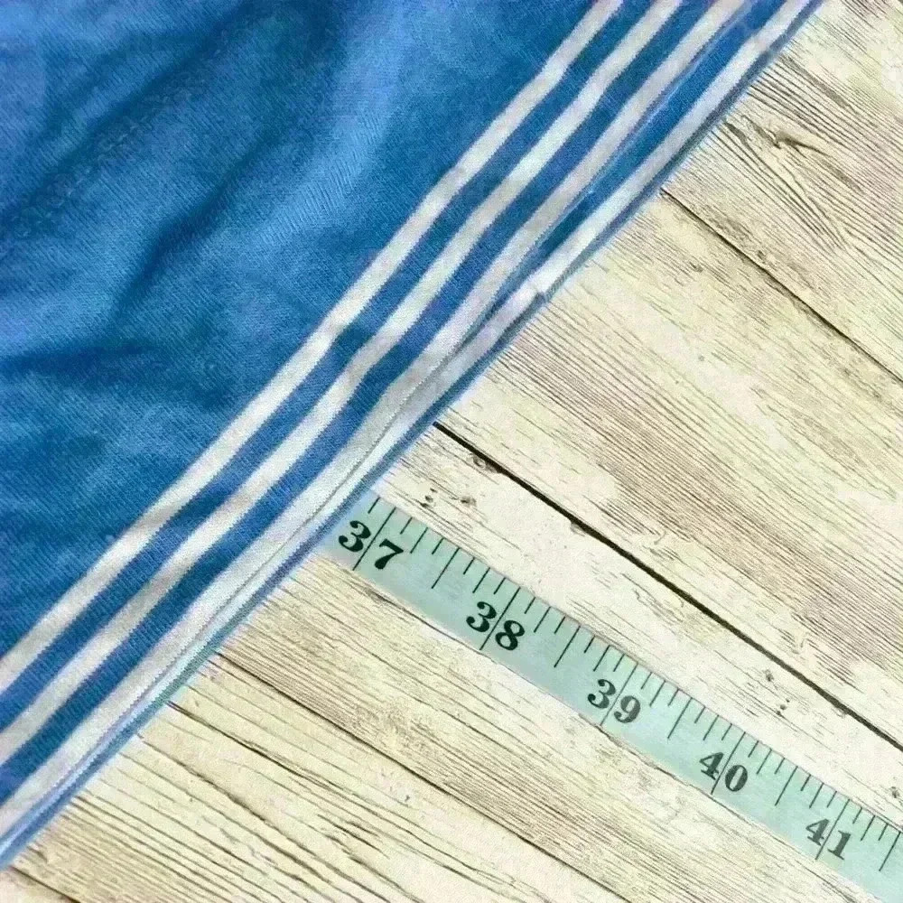 Lilly Pulitzer Marlowe Dress Bay Blue Coconut Stripe Pima Cotton Size XL - Picture 5 of 5